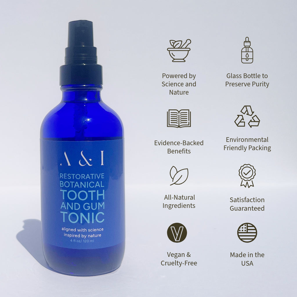 Tooth and Gums Tonic: Botanical Oil 2oz