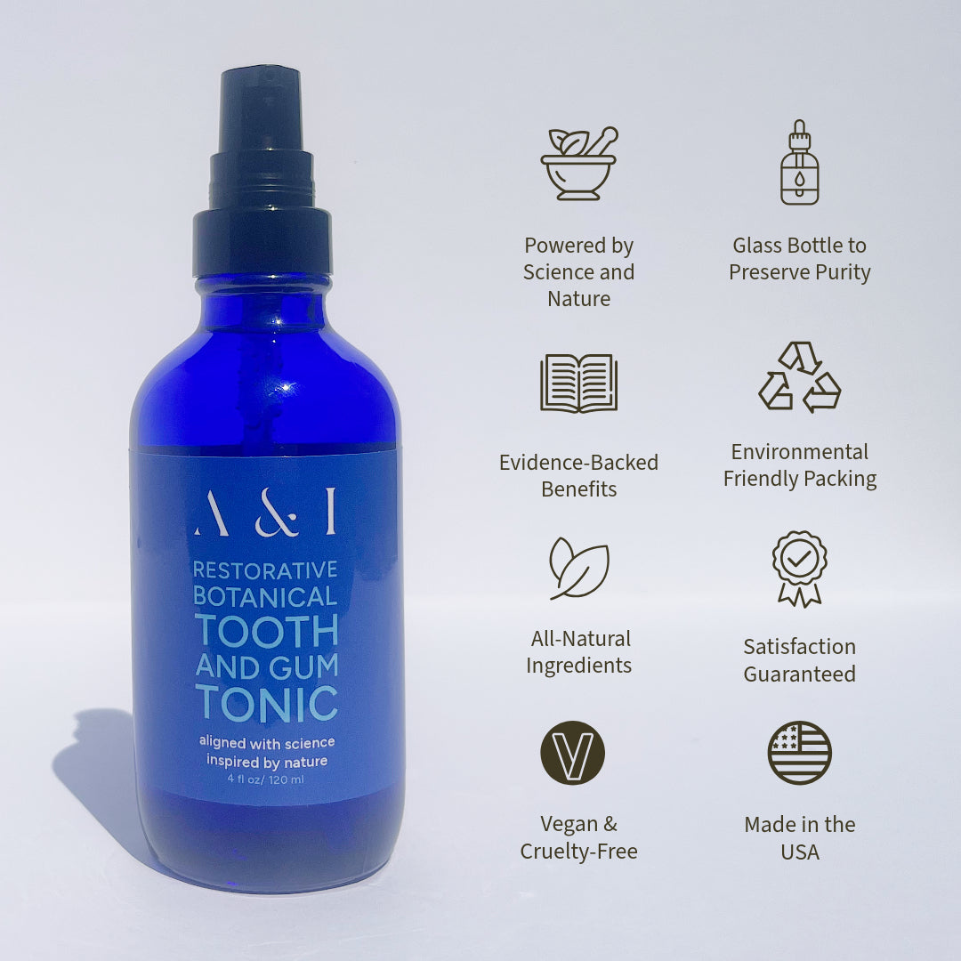 Tooth and Gums Tonic: Botanical Oil 2oz
