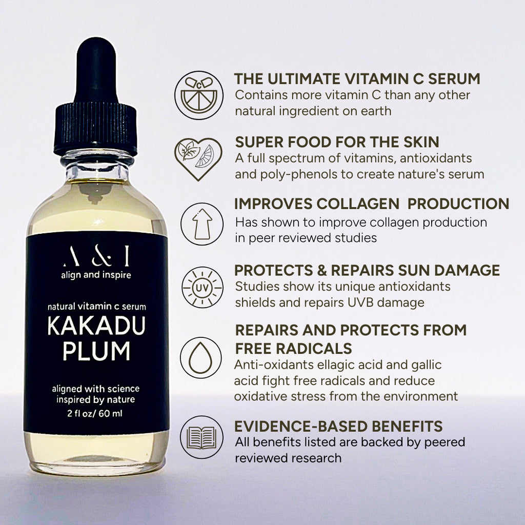 Vitamin C Serum: Kakadu Plum Cold Press Oil 2 oz
