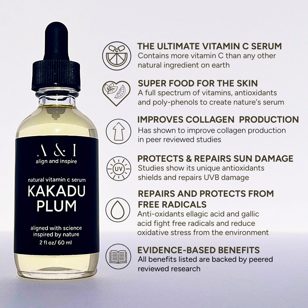 Vitamin C Serum: Kakadu Plum Cold Press Oil 2 oz